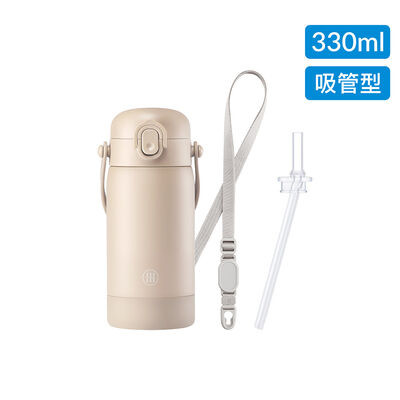 TEENYLITE不鏽鋼保溫瓶經典組(手提吸管330ml)共6色